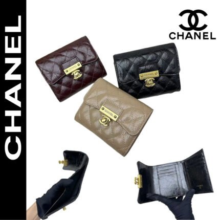 【シャネル】人気定番 新作三つ折り財布 在庫わずか