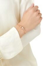 【ティファニー】★ ダイヤモンド ＆ マザーオブパール ワイヤー ブレスレット(送料無料) - 画像 (3)