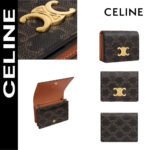 【セリーヌ】女性 人気 トリオンフ コンパクト ウォレット