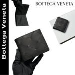 【ボッテガヴェネタ】黒カセット 二つ折り 財布☆超人気☆