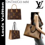 【ルイヴィトン】★お洒落メンズへ★レディース♪オンザゴー MM トートバッグM45321