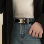 【セリーヌ】入手困難★トリオンフ ベルト ナチュラルカーフスキン - 画像 (3)