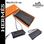 【エルメス】ブラックカーフの多機能財布 使いやすさ抜群 春夏新作