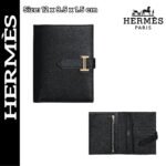 【エルメス】入手困難☆短い折りたたみ財布 希少な入荷☆黒