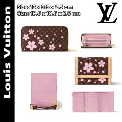 【ルイヴィトン】村上隆コラボ◆折りたたみ財布 桜 限定 M13427  M13433