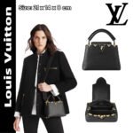 【ルイヴィトン】大人気♡ カプシーヌ ミニ ブラックM56669