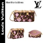 【ルイヴィトン】村上隆コラボ◆キュートな桜  ショルダーバッグM13666