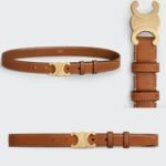 【セリーヌ】入手困難★トリオンフ ベルト ナチュラルカーフスキン - 画像 (2)