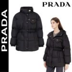 【プラダ】入手困難*ナイロン フード付ダウンジャケット レディース
