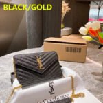 【サンローラン】クラシック☆エンベロープチェーンウォレット-4色 - 画像 (4)