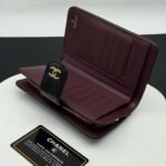 【シャネル】  2つ折り財布 キャビアスキン レザー ゴールド金具 財布A48667 - 画像 (5)