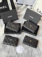 【シャネル】ミニマルな美しさ★ コイン＆カードケース ブラック AP3179 - 画像 (3)