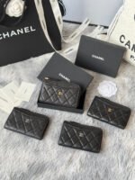 【シャネル】ミニマルな美しさ★ コイン＆カードケース ブラック AP3179 - 画像 (2)