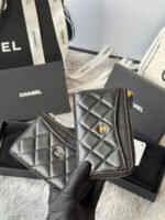 【シャネル】ミニマルな美しさ★ コイン＆カードケース ブラック AP3179 - 画像 (8)