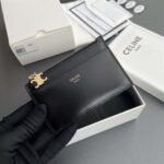 【セリーヌ】2色ギフトにも*送料込☆ ジップ付きカードホルダー トリオンフ チャーム - 画像 (3)