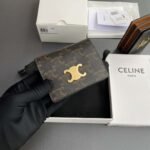 【セリーヌ】女性 人気 トリオンフ コンパクト ウォレット - 画像 (3)