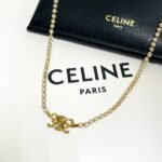 【セリーヌ】大人気◆トリオンフ スパークル ネックレス ゴールド - 画像 (3)