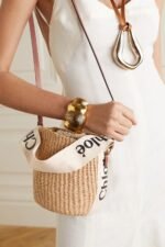 【クロエ】累計販売数量No.1春と夏定番人気♪WOODYスモールバスケット - 画像 (4)