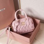 【ミュウミュウ】アルカディ マテラッセ レザー バッグ スモール 8色 - 画像 (6)