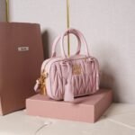 【ミュウミュウ】アルカディ マテラッセ レザー バッグ スモール 8色 - 画像 (8)