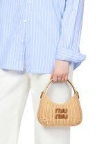 【ミュウミュウ】夏に最適☆ ミュウミュウ かごバッグ ワンダー ウィッカー - 画像 (2)