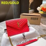 【サンローラン】クラシック☆エンベロープチェーンウォレット-4色 - 画像 (6)