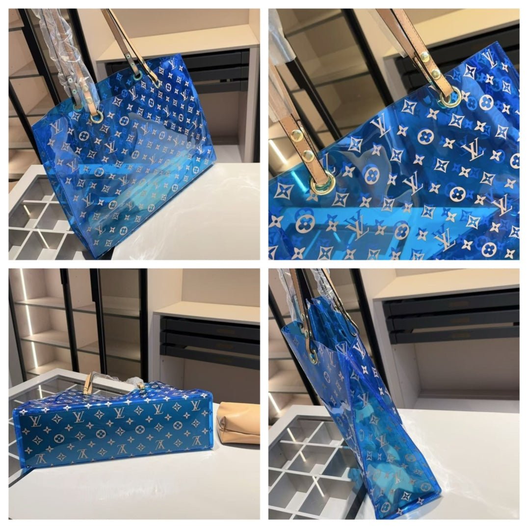 VV-3in1-GDZT-BULE_5_88ff3240-6592-46a0-9bd4-c77a089068ed.jpg 【ルイヴィトン】4点セット☆新作ジェリーシリーズショッピングバッグ|内ポーチ付き♪自由なコーディネートであなたらしさを演出! - 画像 (1)