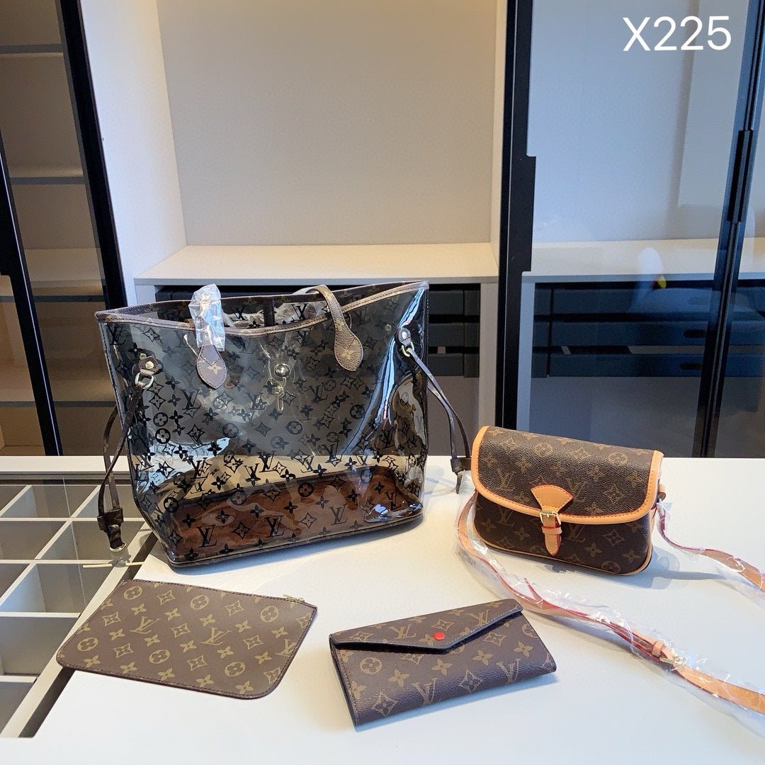 VV-3in1-GWHS-WHITE_1.jpg 【ルイヴィトン】◆新作ジェリーシリーズ|4点豪華セット♪デイリーコーデにぴったり! - 画像 (1)