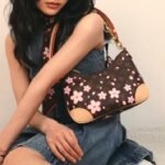 【ルイヴィトン】この時期おすすめ☆可愛い桜LV × TM ブーローニュ NM ハンドバッグM13265 - 画像 (2)