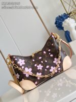 【ルイヴィトン】この時期おすすめ☆可愛い桜LV × TM ブーローニュ NM ハンドバッグM13265 - 画像 (3)