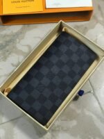 【ルイヴィトン】黒のチェス盤  長財布ブラッザ N62665 - 画像 (7)