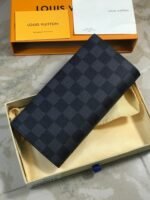 【ルイヴィトン】黒のチェス盤  長財布ブラッザ N62665 - 画像 (3)