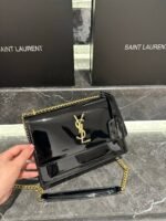 [サンローラン] サンセット ミディアム パテントレザーバッグ - 画像 (4)