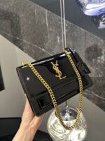 [サンローラン] サンセット ミディアム パテントレザーバッグ - 画像 (5)