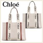 【クロエ】大人気 ★  WOODY ラージトートバッグ 全3色 - 画像 (2)