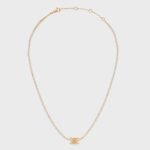 【セリーヌ】大人気◆トリオンフ スパークル ネックレス ゴールド - 画像 (4)